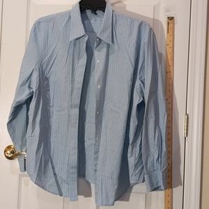 3X Ralph Lauren robin's egg blue green shirt